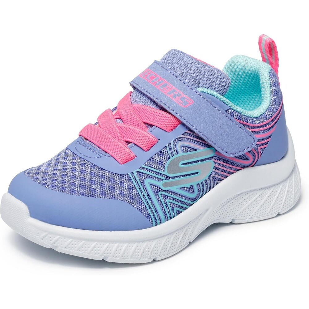 Skechers Microspec Plus Swirl Sweet Kids Sneaker Multicolor Size 12